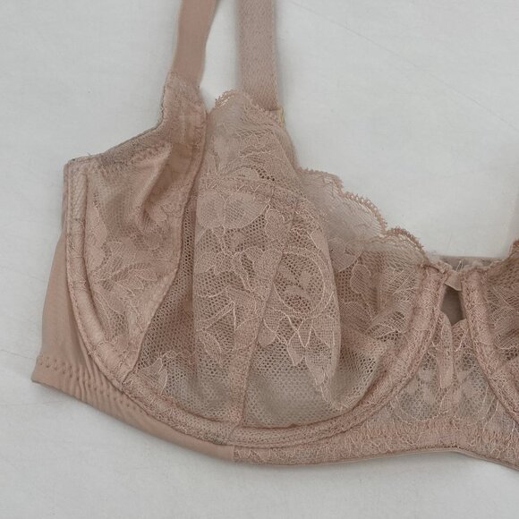 Natori 30D Lace Full Figure Underwire Bra Cameo Rose/Cashmere 746211 - Picture 4 of 9